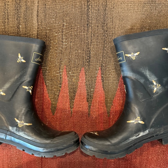 JOULES RAINBOOTS - BEES - SIZE EU39 US8 UK6 - Picture 4 of 4